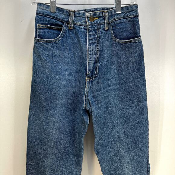 Vintage 80s Guess? Jeans George’s Marciano Blue Denim High Rise - Picture 2 of 10